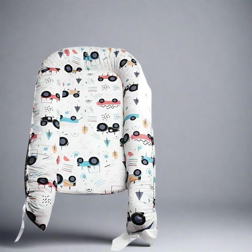 Berceau Bébé - NidPortableBébé™ - Voiture Bleue - Mon Bébé Futé