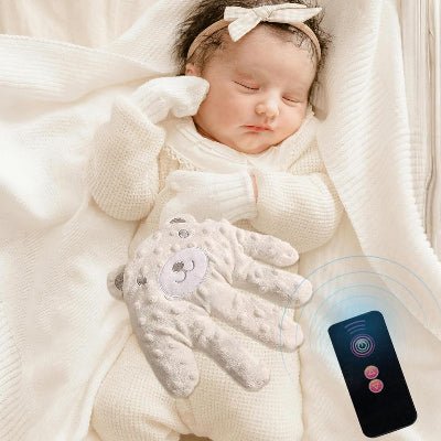 Oreiller Bébé - CalmHand™ - Ours Blanc - Mon Bébé Futé