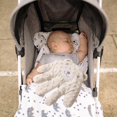 Oreiller Bébé - CalmHand™ - Ours Blanc - Mon Bébé Futé
