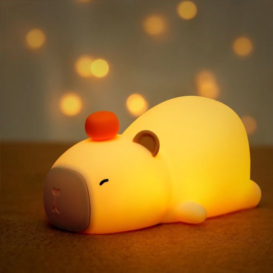 Veilleuse bébé Capybara sommeil-chambre