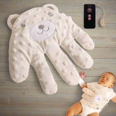 Oreiller Bébé - CalmHand™ - Ours Blanc - Mon Bébé Futé